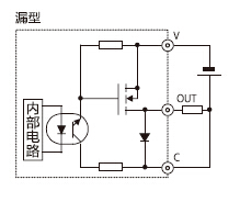 DC晶体管输出 (816点扩展单元)内部电路图