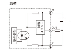 DC晶体管输出 Low Current(带短路保护) (8141628点扩展单元)内部电路图