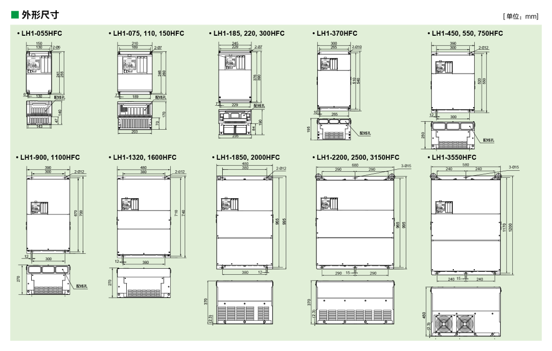 LH1多用途•通用矢量型变频器